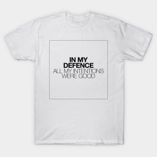 Liam Gallagher Inspired For What It&#39;s Worth Black Lyric T-Shirt